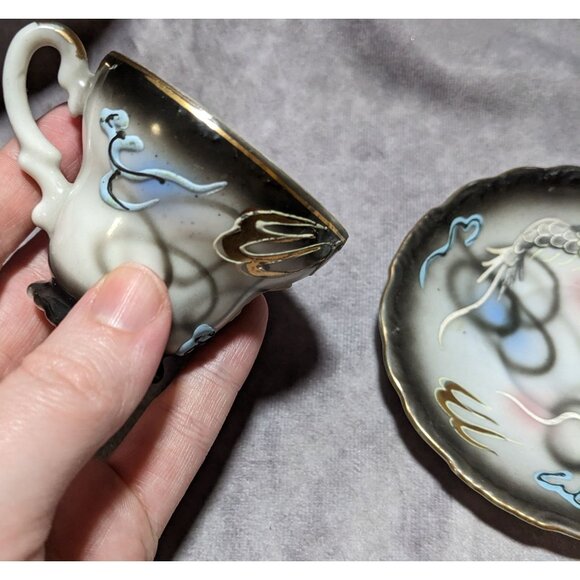 Vintage Collectible Dragonware Cup And Saucer - Picture 12 of 16